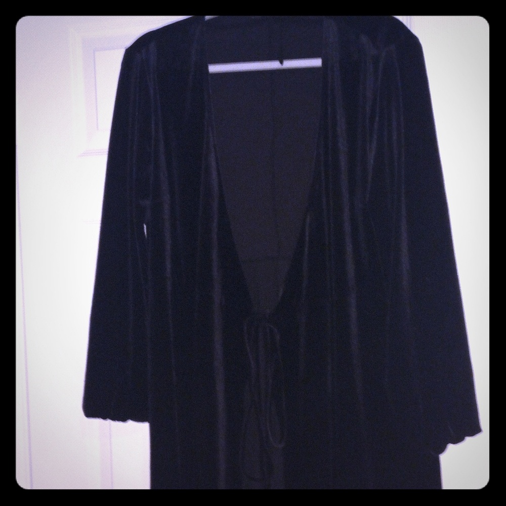 Zara Velvety Wrap Dress